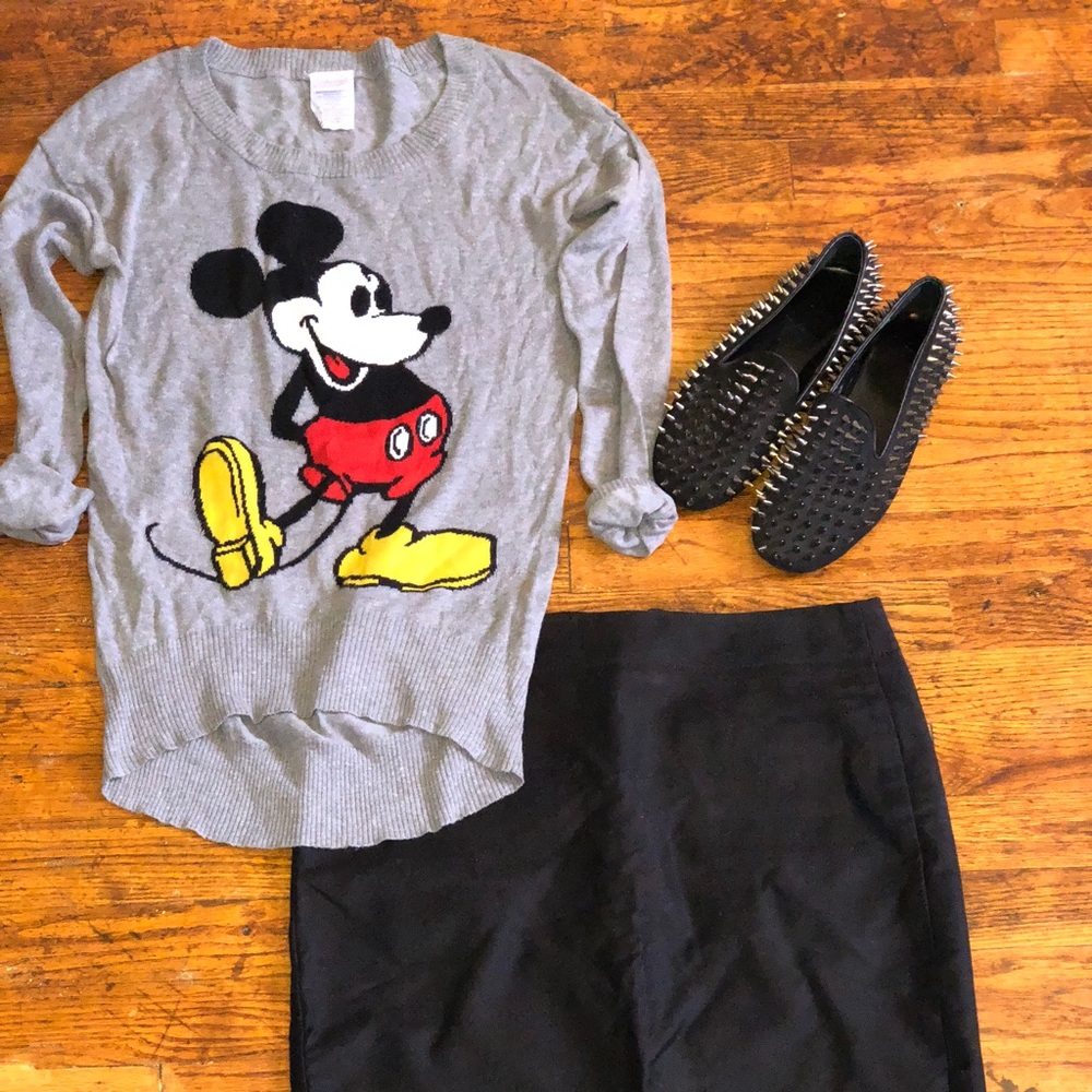 💥Luxe Mickey Mouse Sweater sz Small 💥